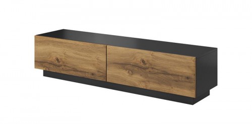 Тумба LIVO RTV-160-S матовий антрацит/дуб votan HALMAR